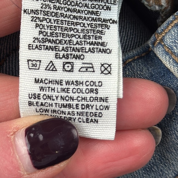 Free People Women's Flared Bell Bottom Blue Jeans size 24 - Picture 10 of 12